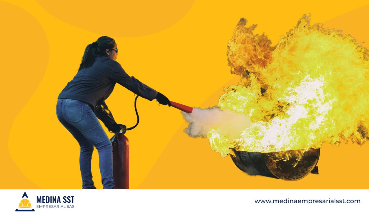 Tipos de extintores disponibles